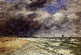 Eugene Boudin A Squall from Northwest painting